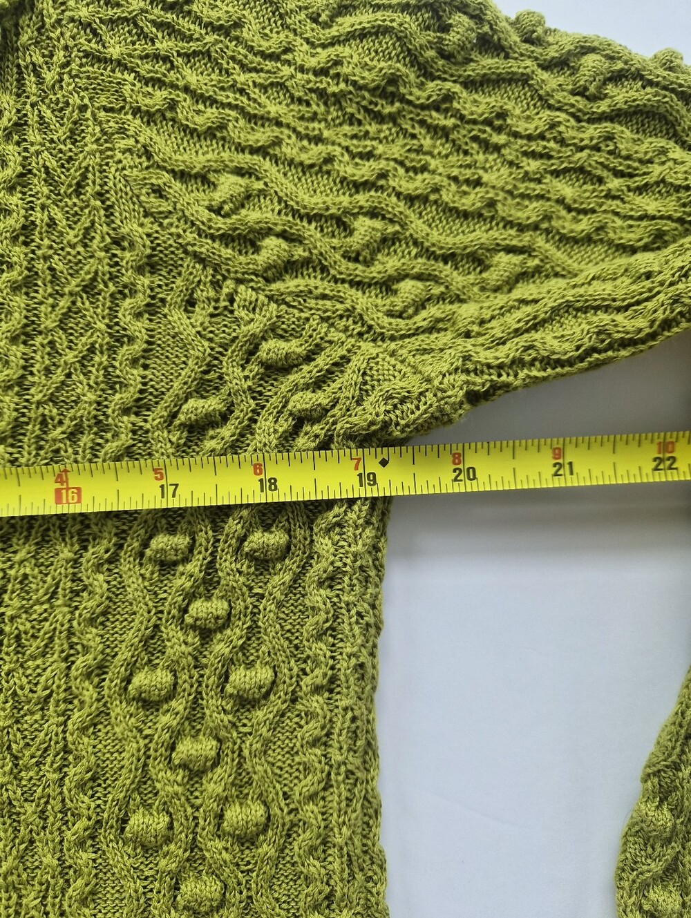 [Sezane] Alessandro Jumper in Green, Size S, Knit, Organic Cotton - Picture 6 of 13